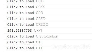 Crypteriym CRPT Tokens on My Ehter Wallet